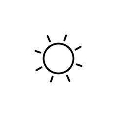 sun line icon