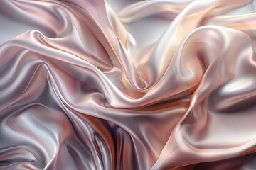 Background with flowing fabric. soft. Product presentation. Luxury 3D rendering of an advertising layout. decorations for events. generative ai