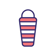 Sleeping Bag vector icon