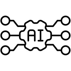 Artificial Intelligence Outline Icon Pack