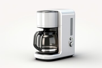 Coffee Maker , white background.