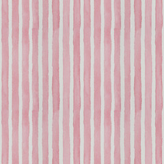 Red Watercolor Stripes Seamless Pattern And Background for card website, application, printing,...