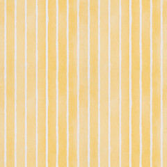 Yellow Watercolor Stripes Seamless Pattern And Background for card website, application, printing,...