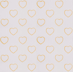 Yellow Hearth Watercolor With Blank Watercolorpaper Seamless Pattern And Background for card website, application, printing, document, poster design, etc.