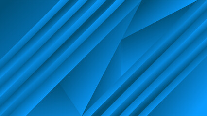 Obraz premium ABSTRACT BLUE GRADIENT BACKGROUND SMOOTH COLORFUL DESIGN WITH GEOMETRIC SHAPES VECTOR TEMPLATE GOOD FOR MODERN WEBSITE, WALLPAPER, COVER DESIGN 
