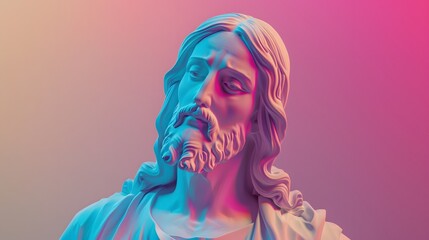 Jesus Christ in art form with the help of AI to expand the concept.
