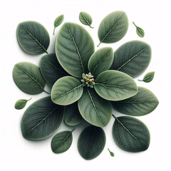 Close-up of a rare four-leaf clover, a lucky shamrock symbol