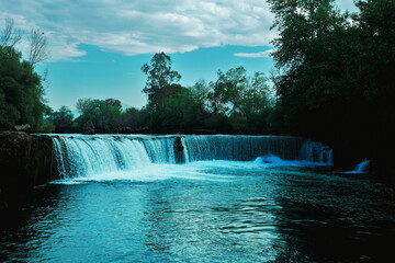 Naklejka premium waterfall in the park