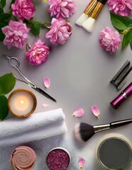 beauty salon - spa, background promoting products ver 3