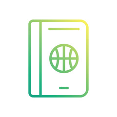 Passport  vector icon