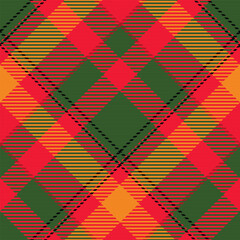 Tartan Seamless Pattern. Tartan Plaid Vector Seamless Pattern. Template for Design Ornament. Seamless Fabric Texture.