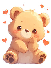 Cute cartoon bear