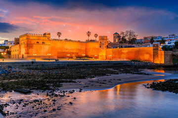 Rabat, Morocco. The Kasbah (Citadel) of the Udayas.