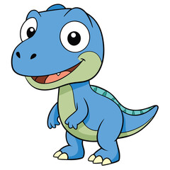 cute-cartoon-character--polyodontosaurus.eps