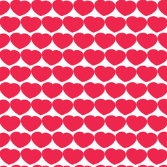 seamless pattern of hearts