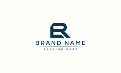 RE logo Design Template Vector Graphic Branding Element.