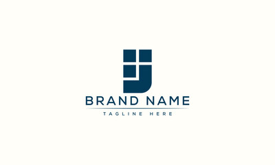 JJ logo Design Template Vector Graphic Branding Element.