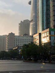 Office buildings on Nguyen Hue street, District 1, Saigon