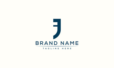 JJ logo Design Template Vector Graphic Branding Element.