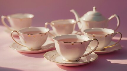 Fototapeta premium Inviting Tea-Time Experience