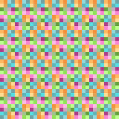 Colorful Geometric Squares Abstract Background