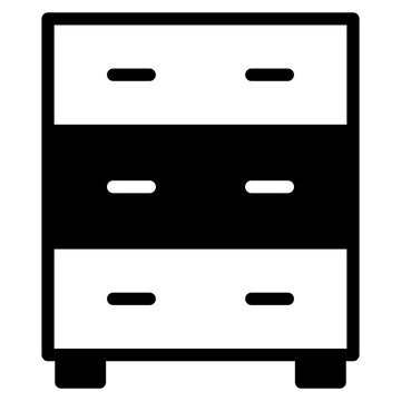 recommend clip art:  A cabinet desk, drawer table icon