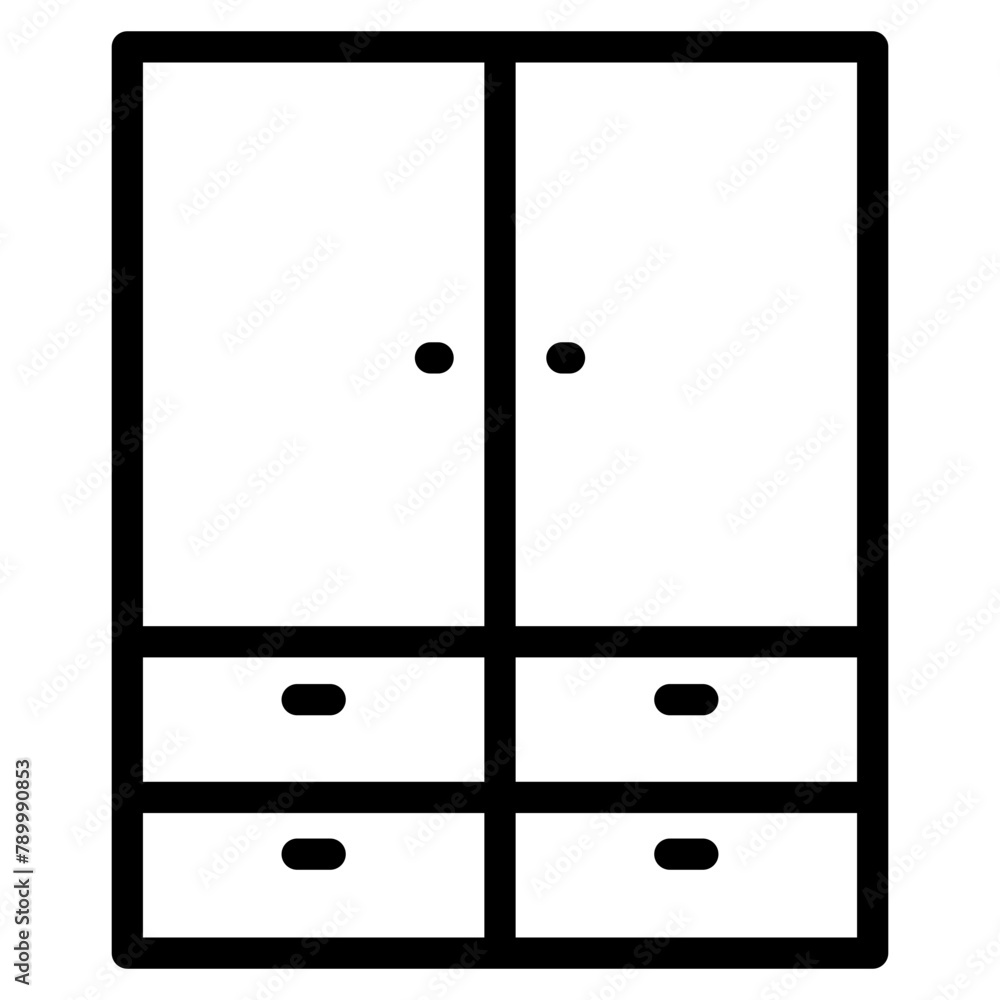 Poster cupboard icon