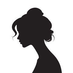 Woman vector silhouette