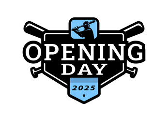 Opening day, baseball logo, emblem. - 789994609