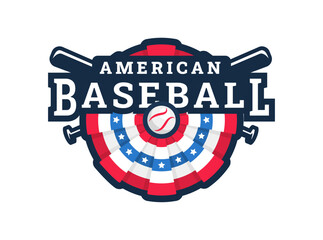 American baseball, logo, emblem. - 789994678