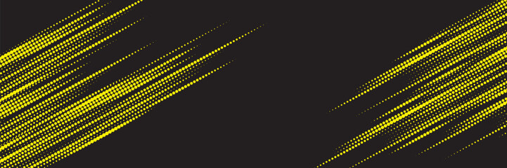 Minimal Abstract Yellow Frame Grunge Sport Design In Dark Background. eps 10