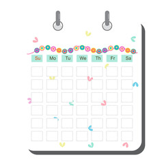 desktop calendar elements template 