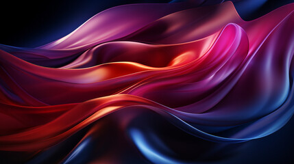 Fototapeta premium Dark blue violet purple magenta pink burgundy red abstract background сreated with Generative Ai