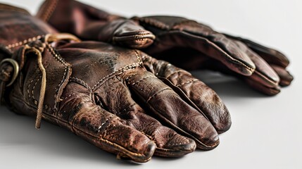 Classic White Background Gloves