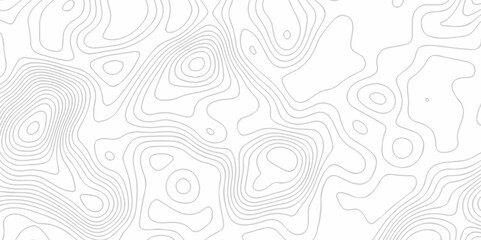Abstract pattern with lines. Abstract sea map geographic contour map and topographic contours map background. Abstract white pattern topography vector background. Topographic line map background.