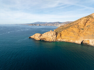 Torre defensiva Punta del Cavall o Seguro de Benidorm en Alicante