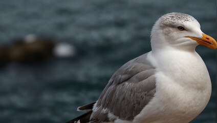 Obraz premium seagull on the beach