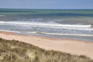 Vue sur le littoral Normand - France