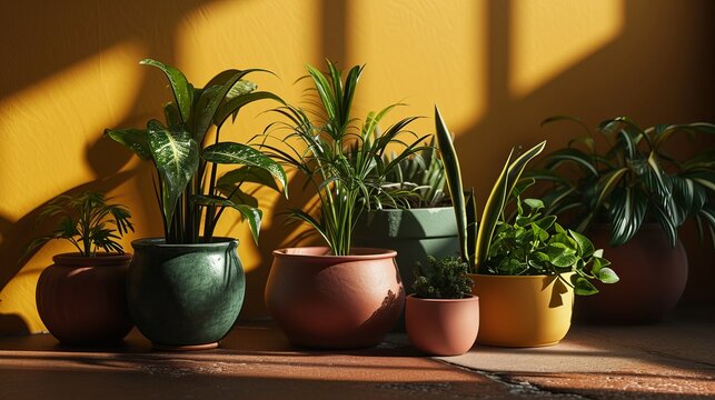 Earthy Brown Planters