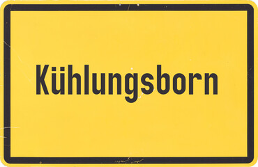 Ortsschild Kühlungsborn - obrazy, fototapety, plakaty