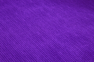 Textured corduroy furniture fabric in purple colors