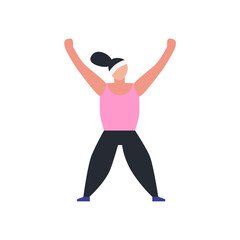 the teacher's pose is greeting teacher