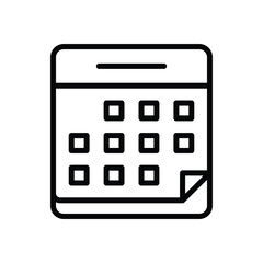 Calendar vector icon