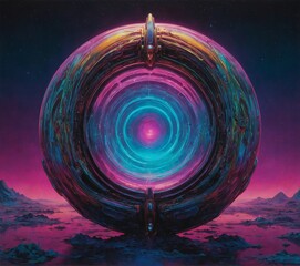 space station in space, Generative AI