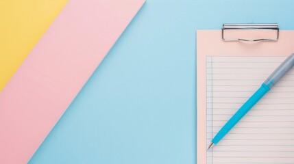 the concept of Checklist Day, top view, with copy space