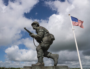 D-Day fantassin am&eacute;ricain