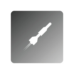 missile icon illustration