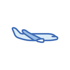 Airplane vector icon