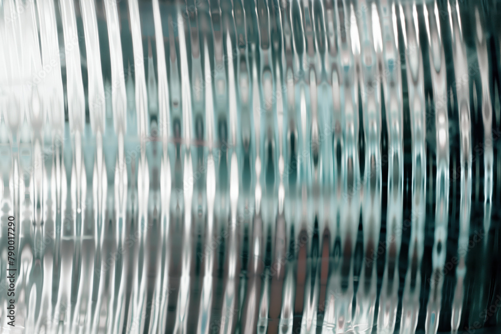 Poster ripple glass texture. textured glass with reflections. abstract background image. created with gener