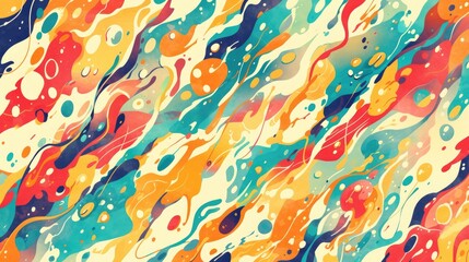 A vibrant and captivating pattern of abstract colors designed for a textured background - obrazy, fototapety, plakaty